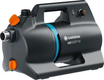 Image de Gardena 14610-20, 180 W, batterie, 3 bars, 3000 l/h, IPX4, noir, bleu