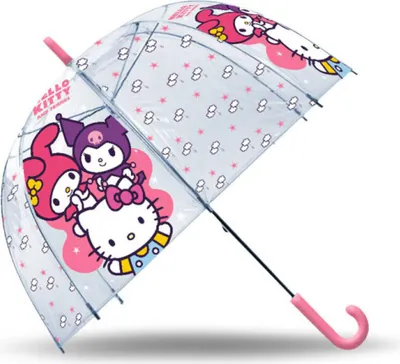 Zdjęcie produktu dla Parasolka przezroczysta Hello Kitty 19cali HK50195