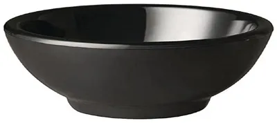 Runde Melamine-Schale, 9 cm Ø, 0,09 l, Schwarz