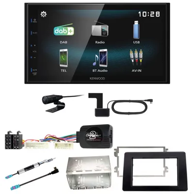 Produktbild von Kenwood DMX-125DAB Bluetooth USB MP3 DAB+ Einbauset für Opel Movano ab 2019