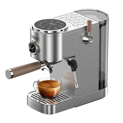 Imagen del producto de Máquina de espresso HalloBREW H13 de doble caldera con control PID y pantalla táctil