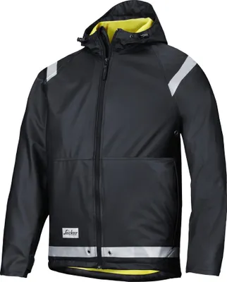 Produktbild von Snickers Workwear 8200 PolyurethanRegenjacke-schwarz 0400-XXXL