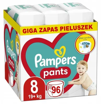 Produktbild von Windelhöschen Pampers Pants Größe 8 96 Stück für Kinder ab 19 kg