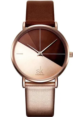 Produktbild von Quarzuhr Quarzuhr Echtes Rindsleder Uhr für Damen modisch und leger
