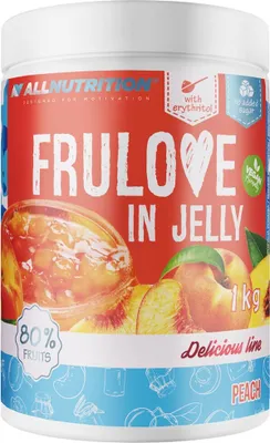 Image de ALLNUTRITION FRULOVE In Jelly Peach 1000g confiture de fruits pêche