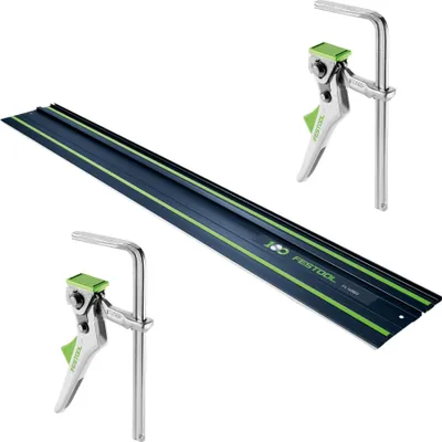 Zdjęcie produktu dla Festool FS 1400/2 BL szyna prowadząca 1400 mm niebieska ( 578246 ) 100Y Anniversary Edition + 2x FS-HZ 160 zacisk dźwigniowy ( 2x 491594 )
