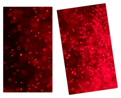 Produktbild von Spritzschutz Herdabdeckplatte Schneidebrett aus Glas Rote Farben 2-Teilig (60x52cm)