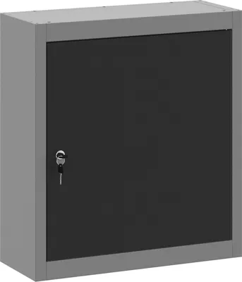 Image de Armoire à outils murale noire 50x20x55 cm acier, Armoires à outils DesignMöbel Nouveau