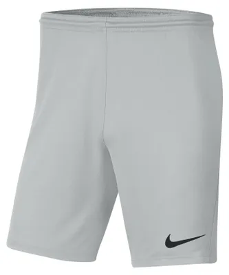 Image de Short de football Nike Dri-FIT Park 3 pour enfants, couleur gris brume/noir, référence BV6865-097