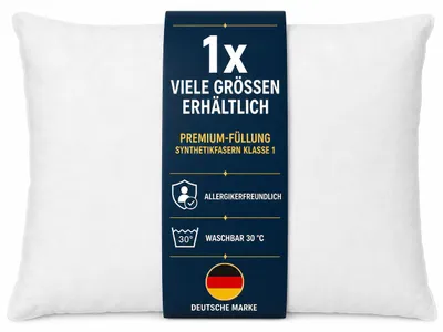 Image de Coussin de remplissage - Inlet avec plume / remplissage polyester 30 x 50 cm Polyester - remplissage premium