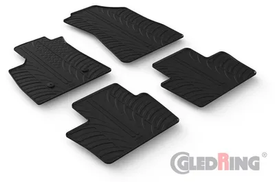 Produktbild von Gledring Fußmatten Set Gummi für RENAULT Austral (RHN) Vorne+Hinten