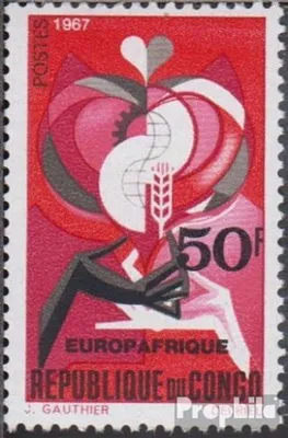 Produktbild von Briefmarken Kongo (Brazzaville) 1967 Mi 133 (kompl.Ausg.) postfrisch Europafrique