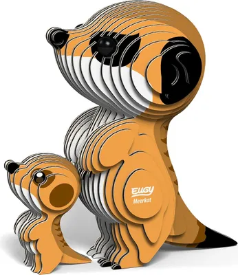Produktbild von EUGY - 3D Bastelset Erdmännchen