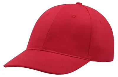 Image de Casquette de baseball Atlantis à 6 panneaux LT883 (taille unique) (rouge)