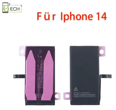 Produktbild von Ersatz Akku für iPhone 14 inkl. Kleber 3279mAh Accu Batterie Battery