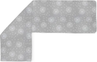 Produktbild von Amilian Seitenschläferkissen Bezug; Stillkissenbezug: ca. 150 x 40 cm für Lagerungskissen; Komfortkissen; Pillow Cover; Ersatzbezug; Pusteblume Grau