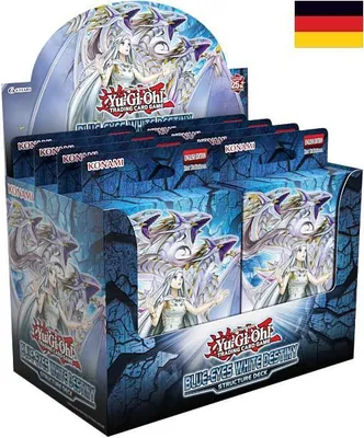 Zdjęcie produktu dla Yu-Gi-Oh! Structure Deck: Blue-Eyes White Destiny Display German