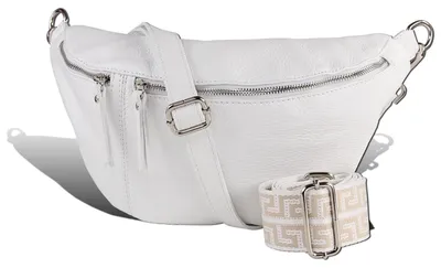 Produktbild von Toscanto Tasche weiß Gürteltasche sehr groß 37x20x12cm D2OTT821BW