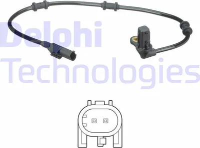 Produktbild von DELPHI ABS Sensor Raddrehzahl passend für MERCEDES-BENZ M-Klasse (W163) SS20593
