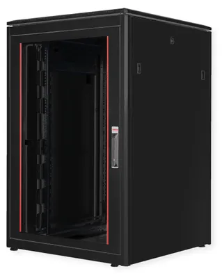 Obrázok produktu pre ROLINE 26.21.0220, Voľne stojací rack, 22U, 600 kg, Koľajnice racku, Nastaviteľné nohy, 71,1 kg