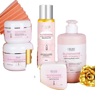 Produktbild von Aufhellungscreme, Glutathion, Sheabutter, 6 in 1 Set