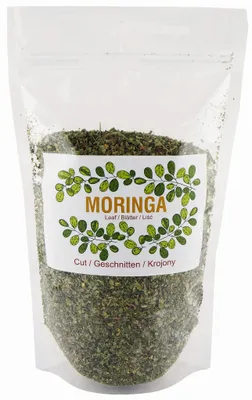 Produktbild von Moringa Tee 500g - getrocknete geschnittene Blätter naturbelassen Kräutertee lose