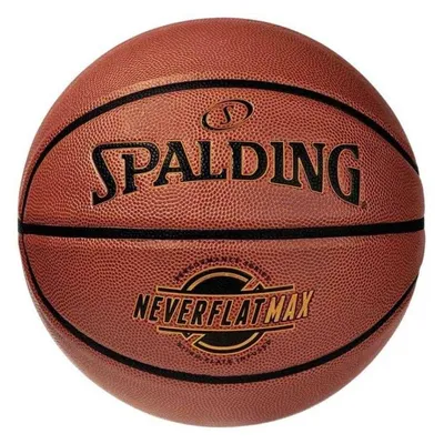 Image de Spalding - Ballon de basket « Neverflat Max » PP9005 (7) (marron)