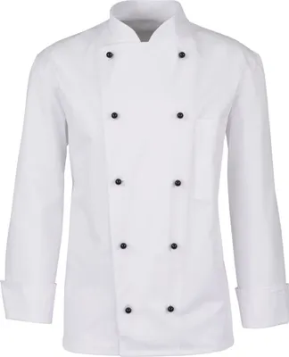 Produktbild von beb GASTRO Herren KOCHJACKE Stehkragen Baumwolle Weiß 50