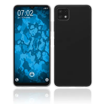 Produktbild von PhoneNatic Case kompatibel mit Samsung Galaxy A22 5G - Crystal Clear Silikon Hülle crystal-case Cover