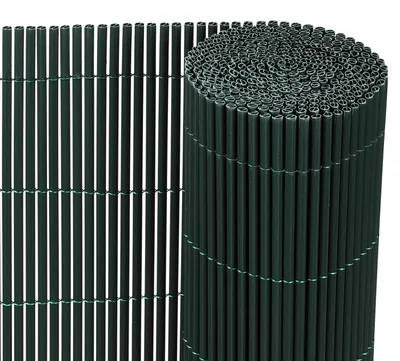 Produktbild von Ikodm 80x400cm PVC Sichtschutzmatte Bambus Sichtschutz Garten Sichtschutzzaun Balkon Zaun Windschutz Balkonverkleidung Grün