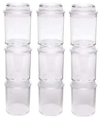 Produktbild von Insektenbecher Käfergläser Becherlupen - Set mit 6 Stück - Acryl - 7,5 cm - Mit Lüftungslöchern im Deckel