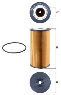Obrázok produktu pre Olejový filter KNECHT OX 358D