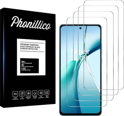 Produktbild von Hartglas für OnePlus Nord CE 4 Lite 5G [4 Stück] Displayschutzfolie Screen Protector Film Anti-Kratzer Glas Resistant Phonillico®