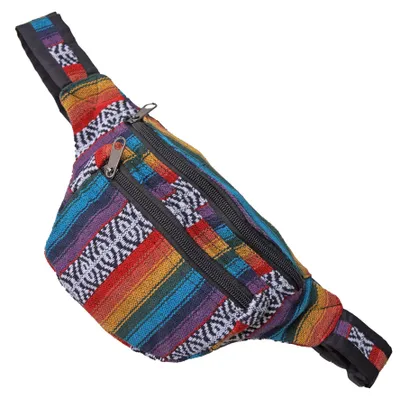 Immagine prodotto di Elegante borsa etno bum borsa a cintura borsa hip bag fatta a mano in Nepal