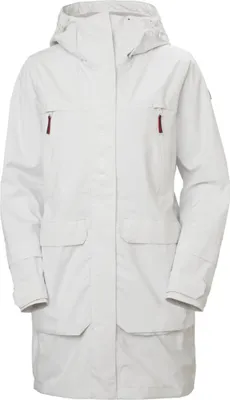 Produktbild von Helly Hansen Jacke für Damen, langer Schnitt, für die kalte Jahreszeit, mit Kapuze, in Weiß