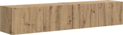 Produktbild von TV-Wandschrank 2 pcs Kunsthandwerk Eiche 78,5 x 31 x 29,5 cm
