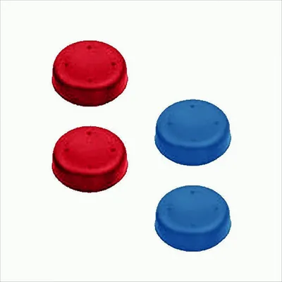 Produktbild von PS4 control caps (2x blau & 2x rot)