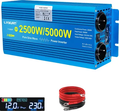 Obrázek produktu pro Střídač napětí, výstup 220 V, 5000 W-12V-220V-50hz