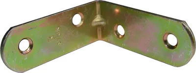 Produktbild von Winkel 60 x 60 mm verzinkt mit Steg 100 Stck.