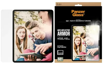 Immagine prodotto di Vetro temperato PanzerGlass Ultra-Wide Fit Reflexní Armor per iPad Air 13" 2024, 2025 e iPad Pro 13" 2024, 2025