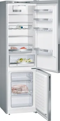 Produktbild von Siemens KG39EALCA iQ500 Freistehende Kühl-Gefrier-Kombination mit Gefrierbereich unten 201 x 60 cm Edelstahl-Look