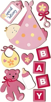 Produktbild von HEYDA 203780630 Stick-On's-Mix Baby Girl 2 75 x 165 cm