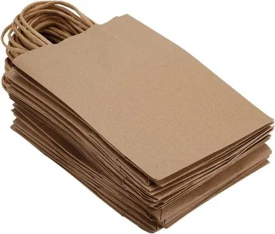 Produktbild von Kartonnen Geschenkbeutel mit Griffen - gelbe Einwegbeutel - Einkauf, Verpackung, Hochzeit, Einzelhandel, Geburtstag - 63 x 315 x 85 cm.