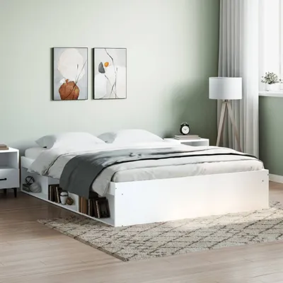 Immagine prodotto di Maison Exclusive - Struttura letto bianca, 150x200 cm