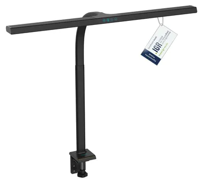 Obrázek produktu pro LED stolní lampa – 2400 lumenů – šířka 80 cm – 16 W – černá