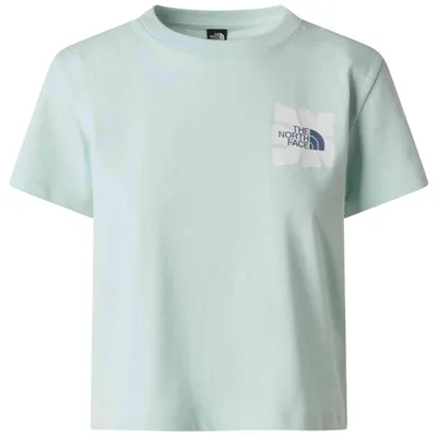 Produktbild von T-Shirt The North Face – „Sun Graphic“ – hellgrünes Kurzarm-T-Shirt für Damen und Uni