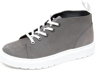 Produktbild von F1368 (ohne Originalverpackung), graue Sneaker für Damen, Marke DR. MARTENS, Vintage-Optik. Damenschuh