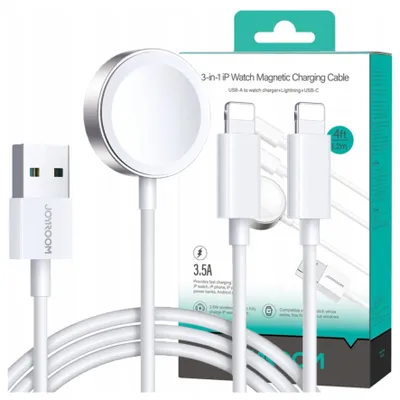 Produktbild von JOYROOM S-IW007, Drinnen, USB, Kabelloses Aufladen, 1,2 m, Weiß