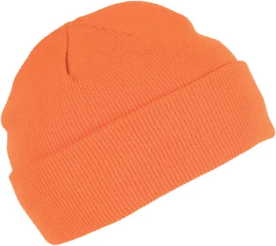 Produktbild von K-Up Herren Mütze Beanie Wintermütze Mütze Fleecemütze Strickmütze, Größe:U, Farbe:Orange