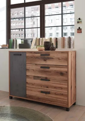 Produktbild von Kommode "Donielle I" Alpine Lodge Nachbildung / Betonoxid